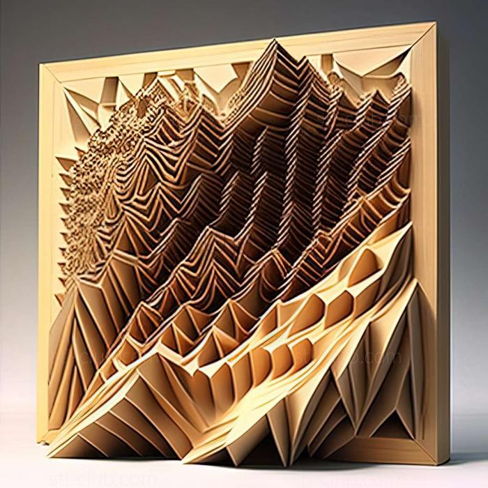 3D model Kengo Kuma (STL)